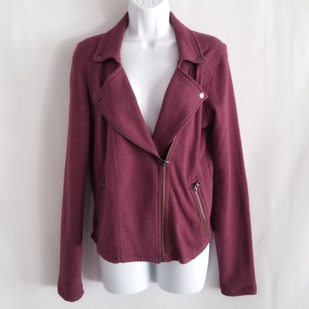 Burgundy jacket